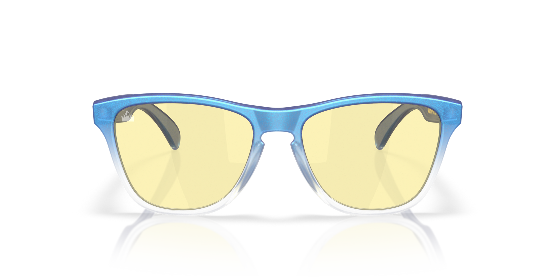 [Prizm Gaming™ 2.0 Lenses, Matte Cyan/Blue/Clear Shift Fade Frame]