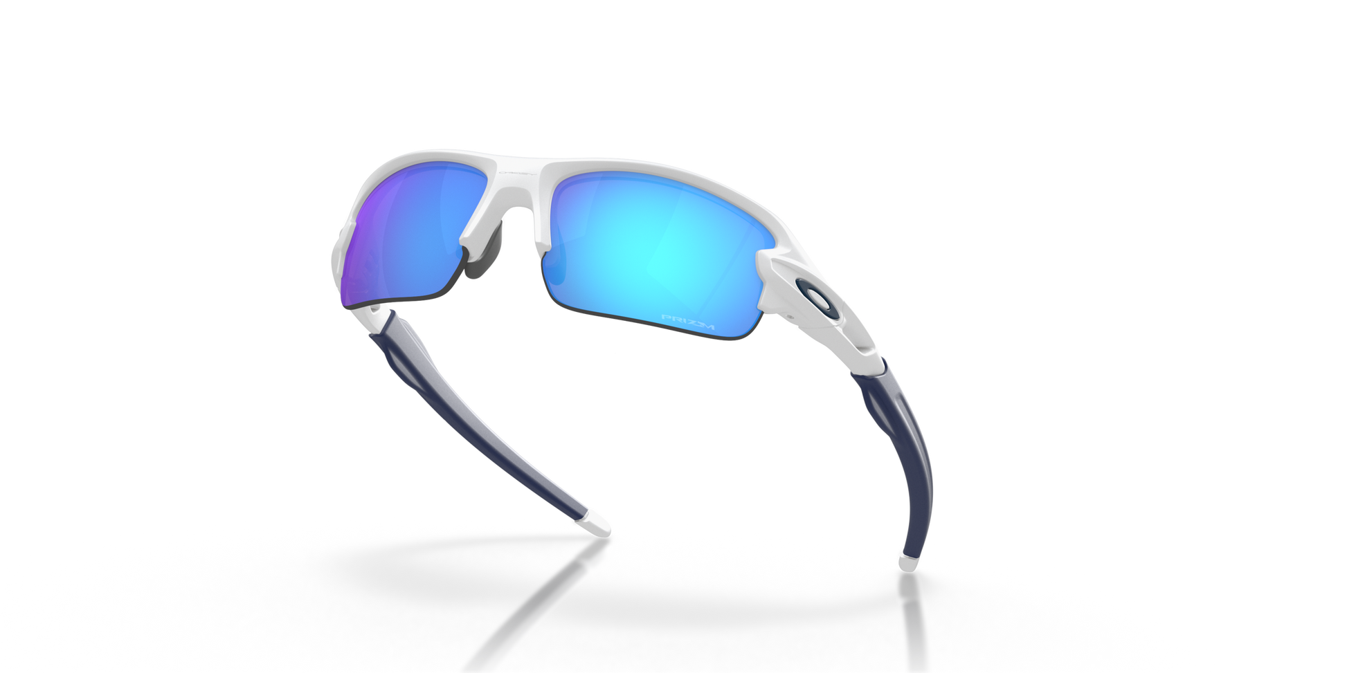 [Prizm Sapphire Lenses, Matte White Frame]