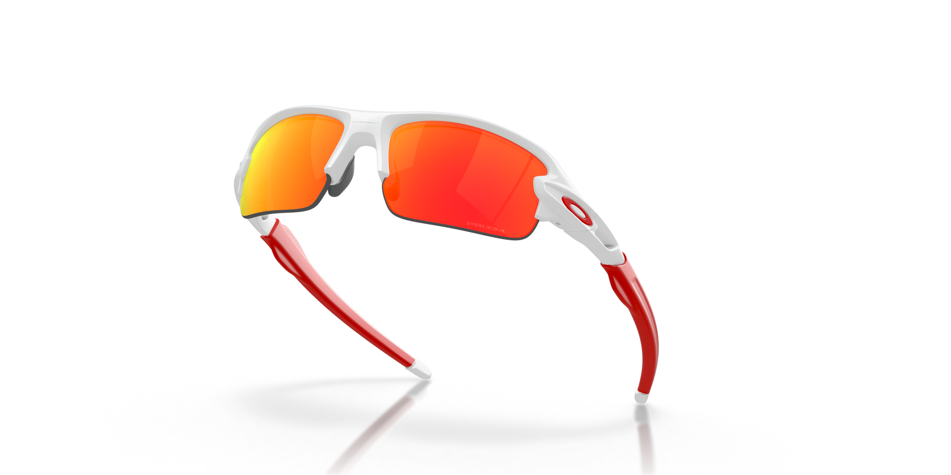 [Prizm Ruby Lenses, Matte White Frame]