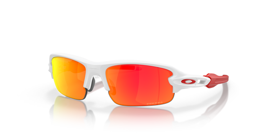 [Prizm Ruby Lenses, Matte White Frame]