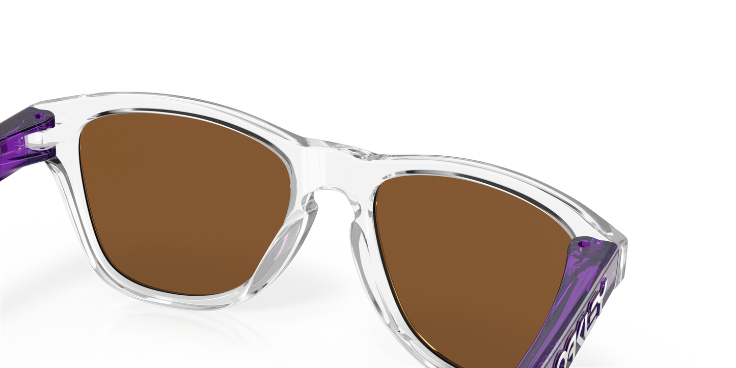 [Prizm Violet Lenses, Clear Frame]