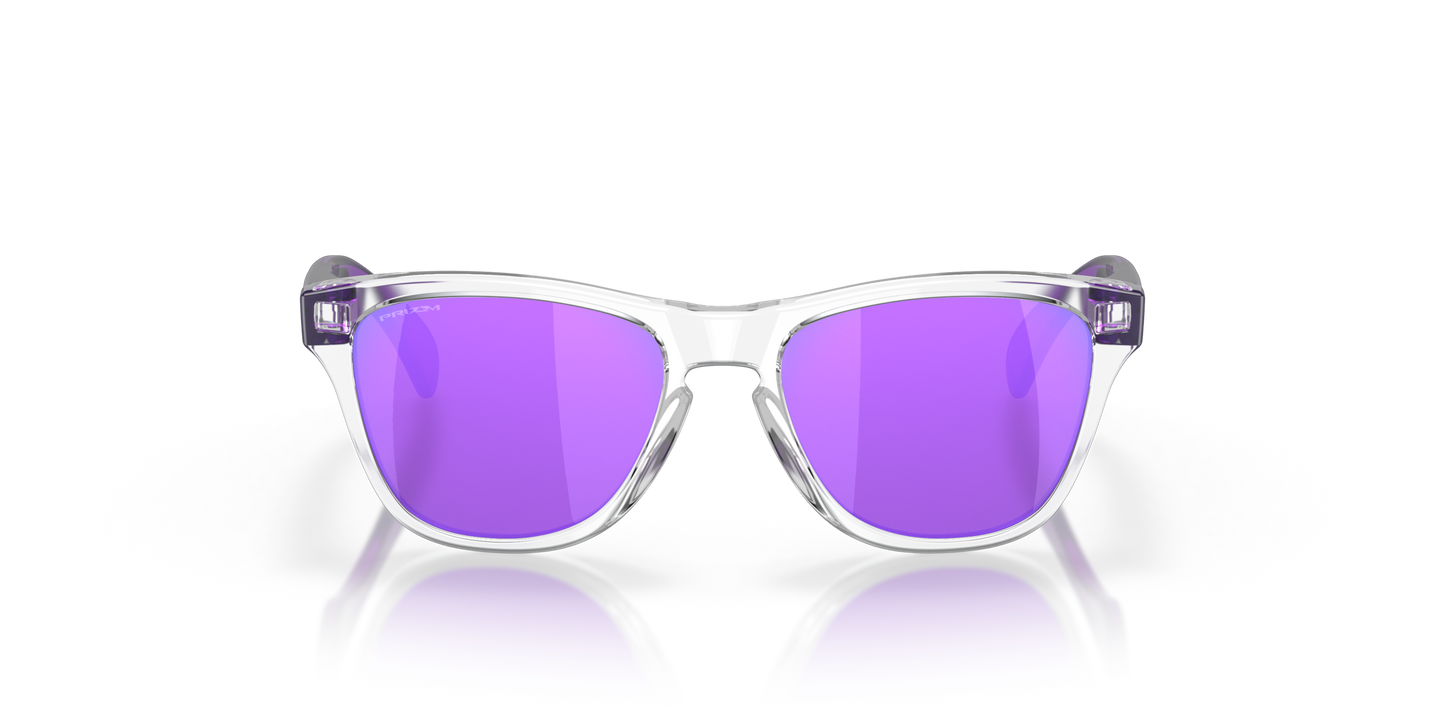 [Prizm Violet Lenses, Clear Frame]