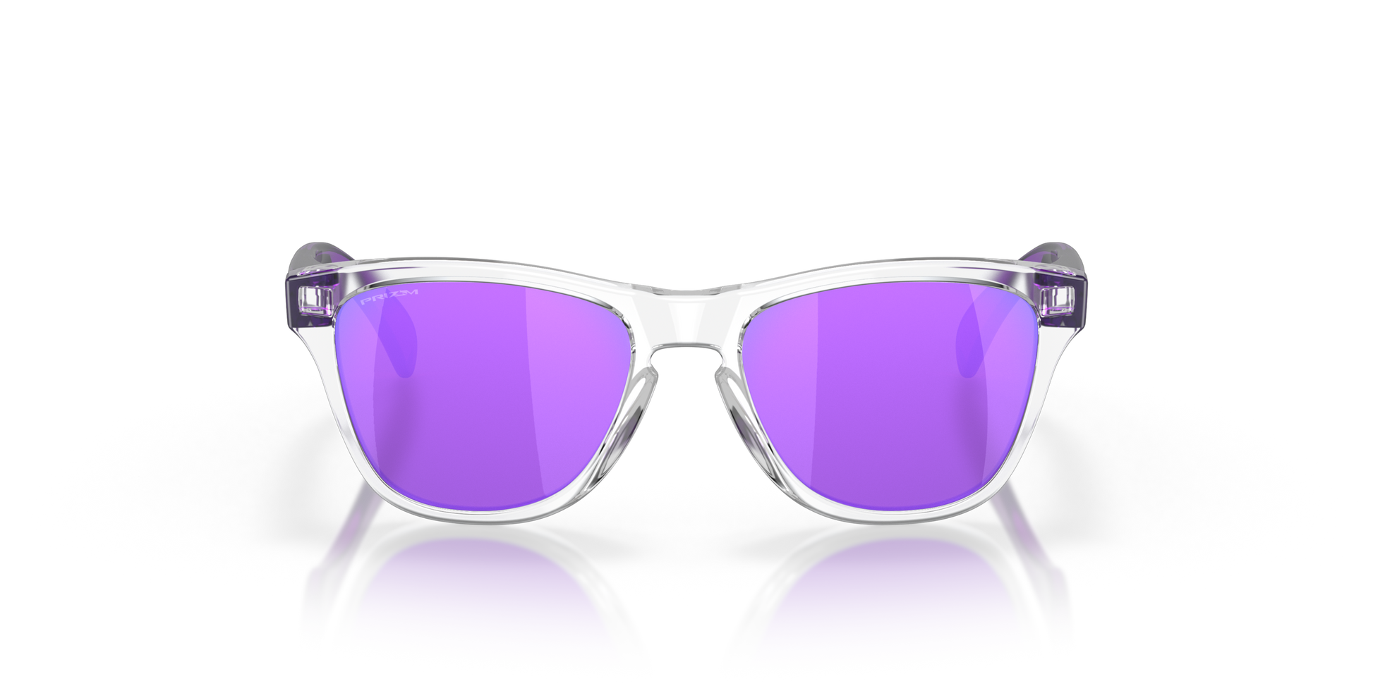 [Prizm Violet Lenses, Clear Frame]