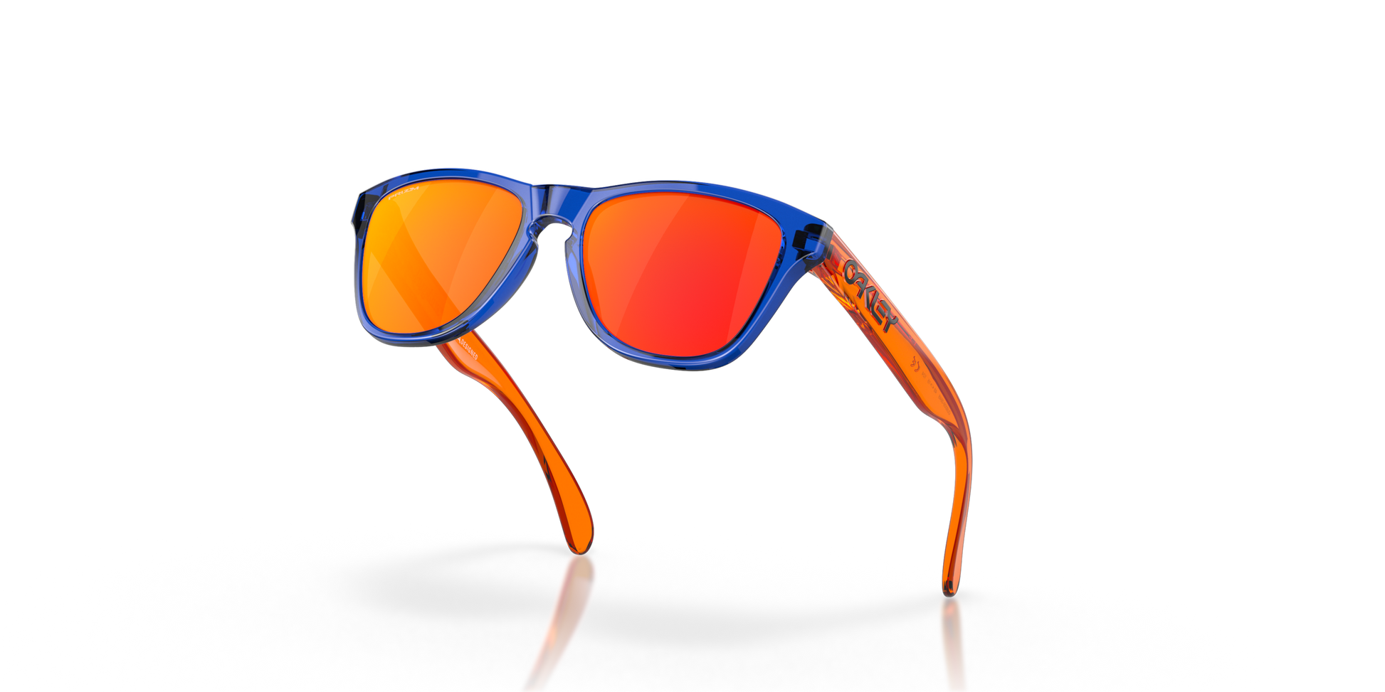 [Prizm Ruby Lenses, Crystal Blue Frame]