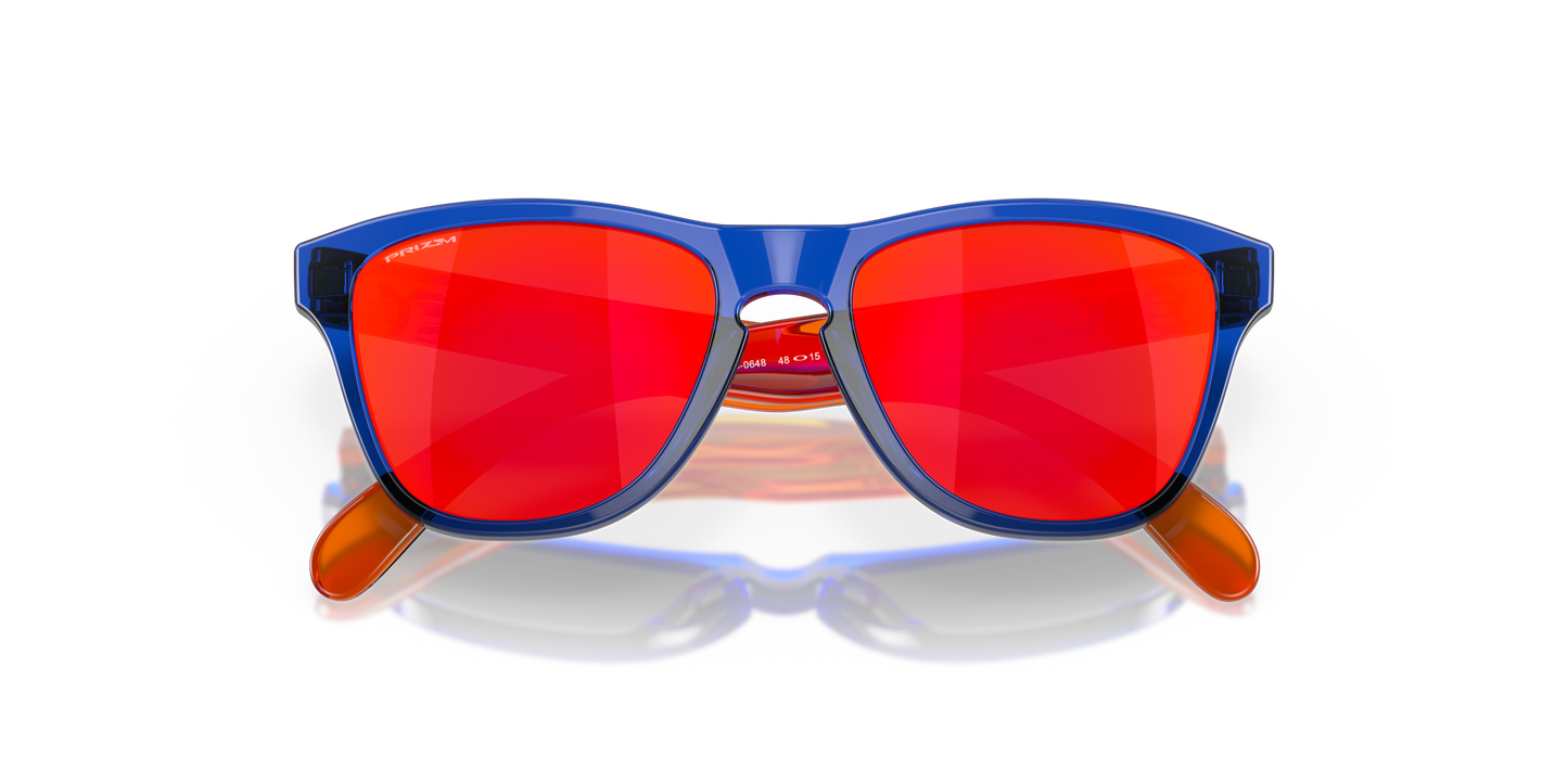 [Prizm Ruby Lenses, Crystal Blue Frame]