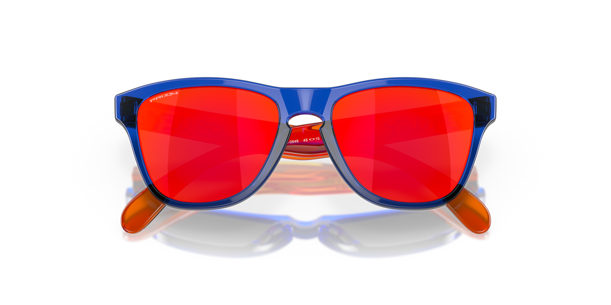 [Prizm Ruby Lenses, Crystal Blue Frame]