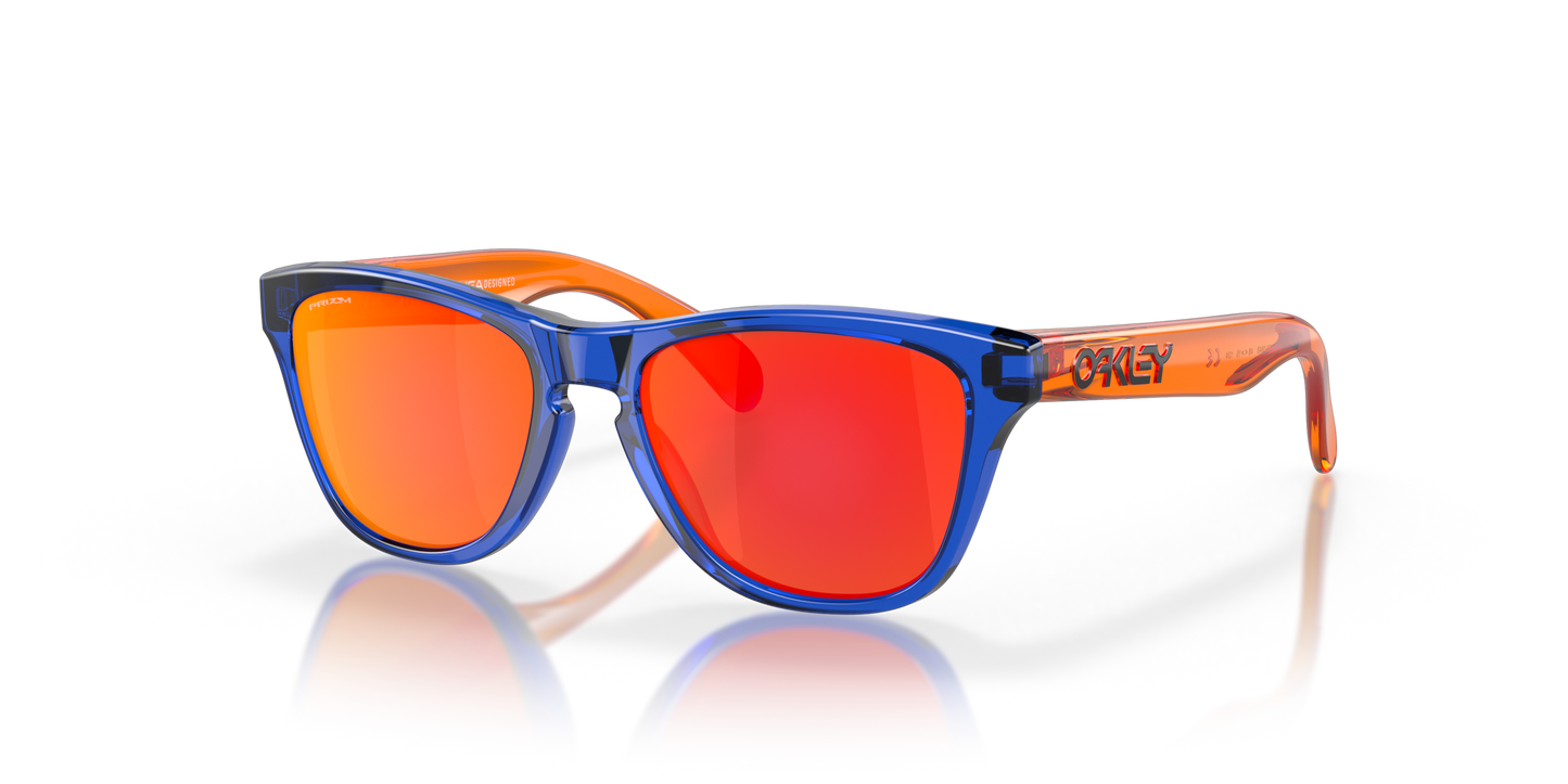 [Prizm Ruby Lenses, Crystal Blue Frame]