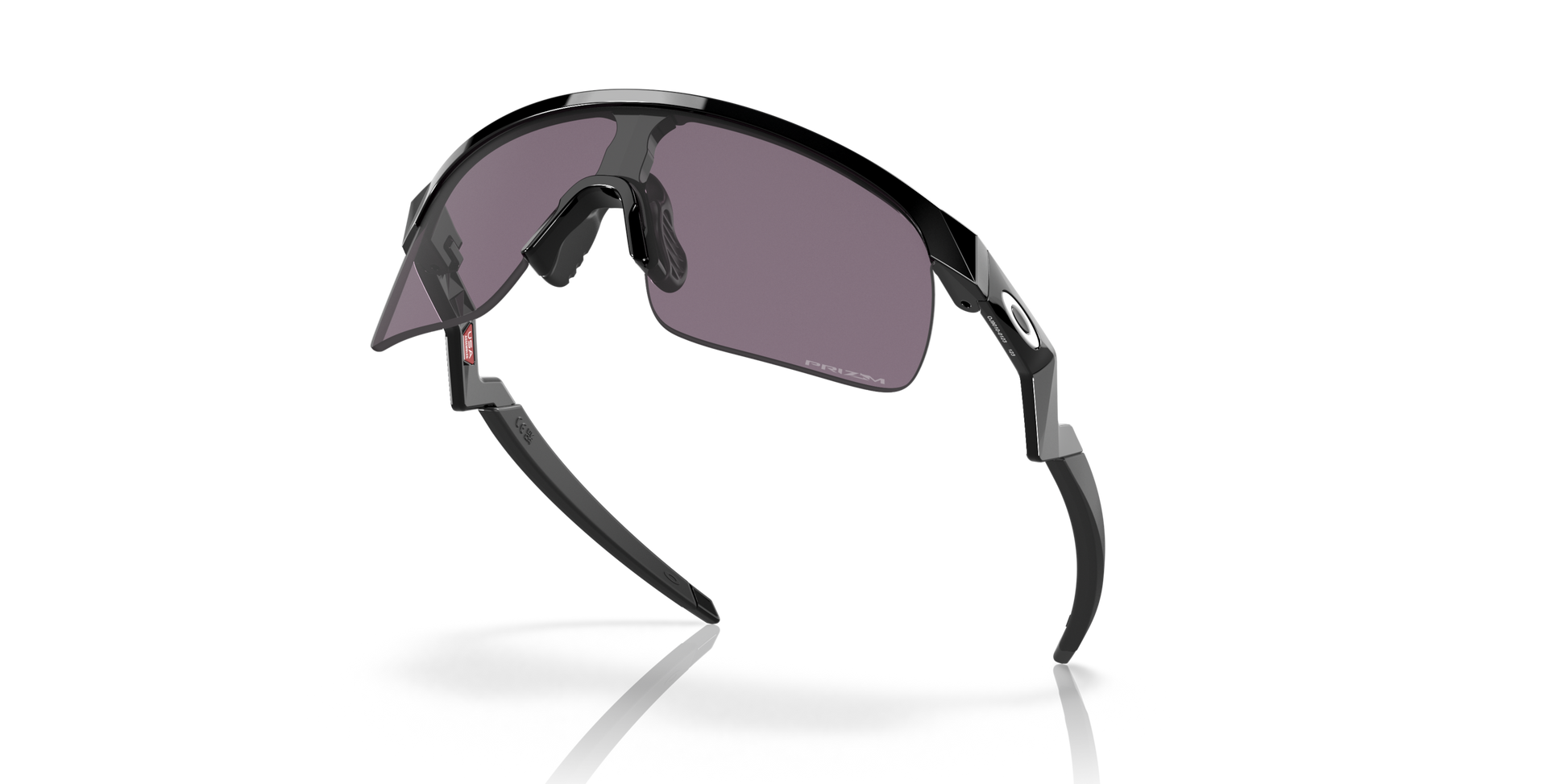 [Prizm Grey Lenses, Polished Black Frame]