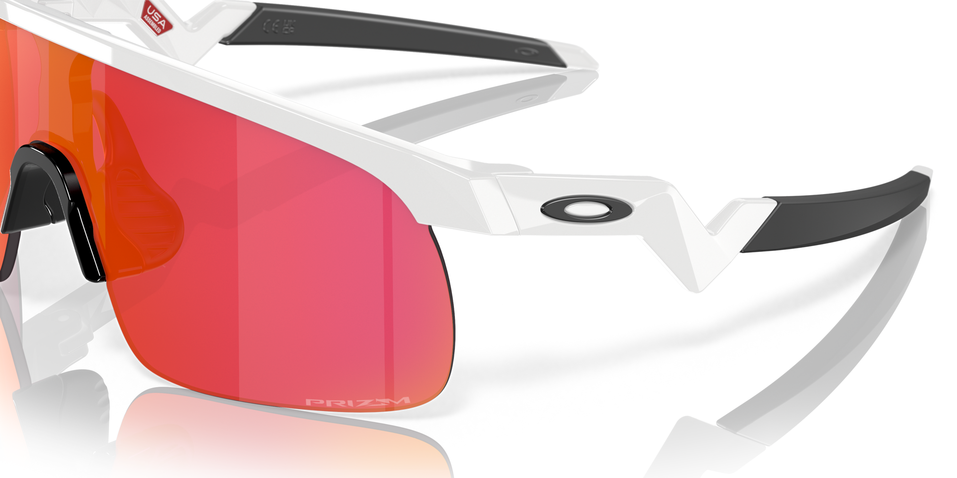 [Prizm Field Lenses, Polished White Frame]