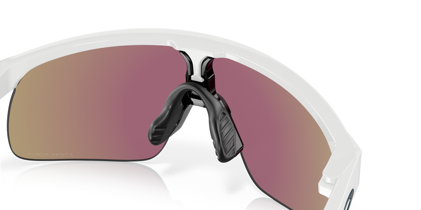 [Prizm Sapphire Lenses, Polished White Frame]
