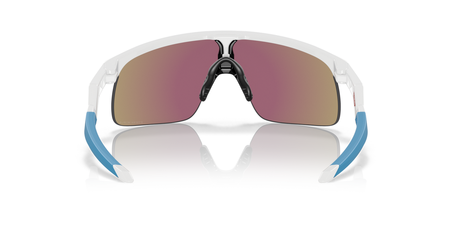 [Prizm Sapphire Lenses, Polished White Frame]