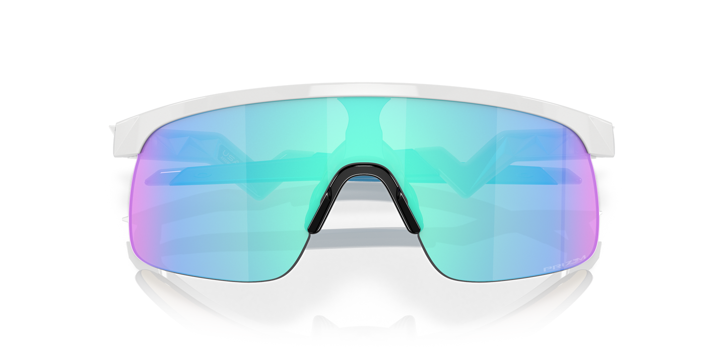 [Prizm Sapphire Lenses, Polished White Frame]
