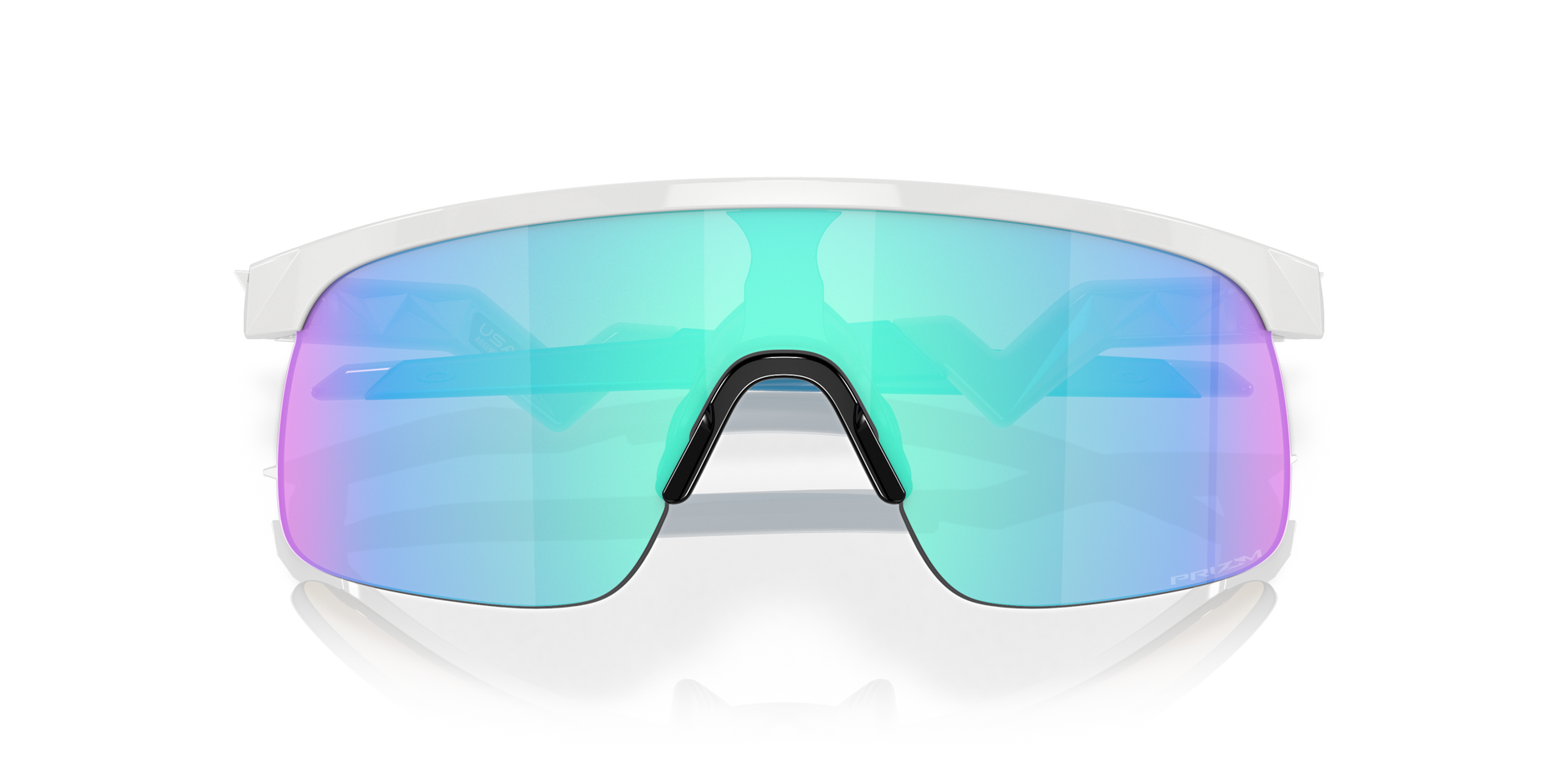 [Prizm Sapphire Lenses, Polished White Frame]