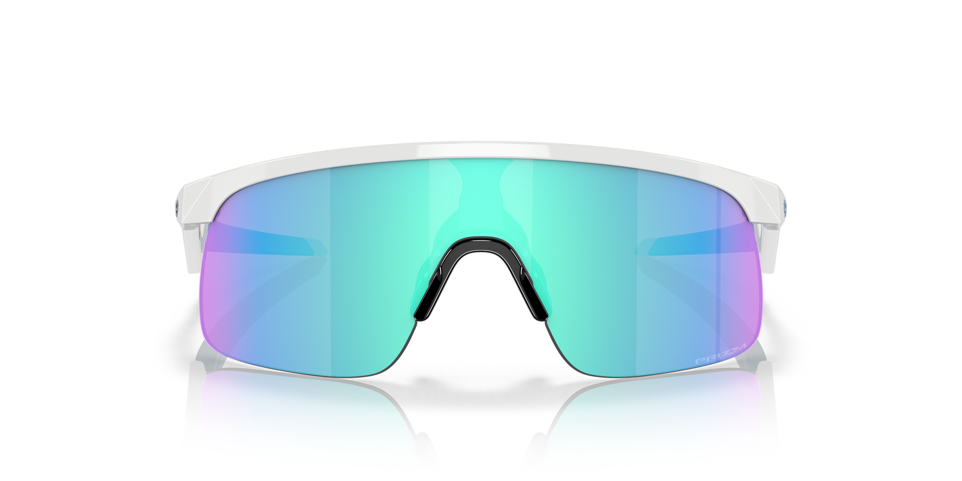 [Prizm Sapphire Lenses, Polished White Frame]