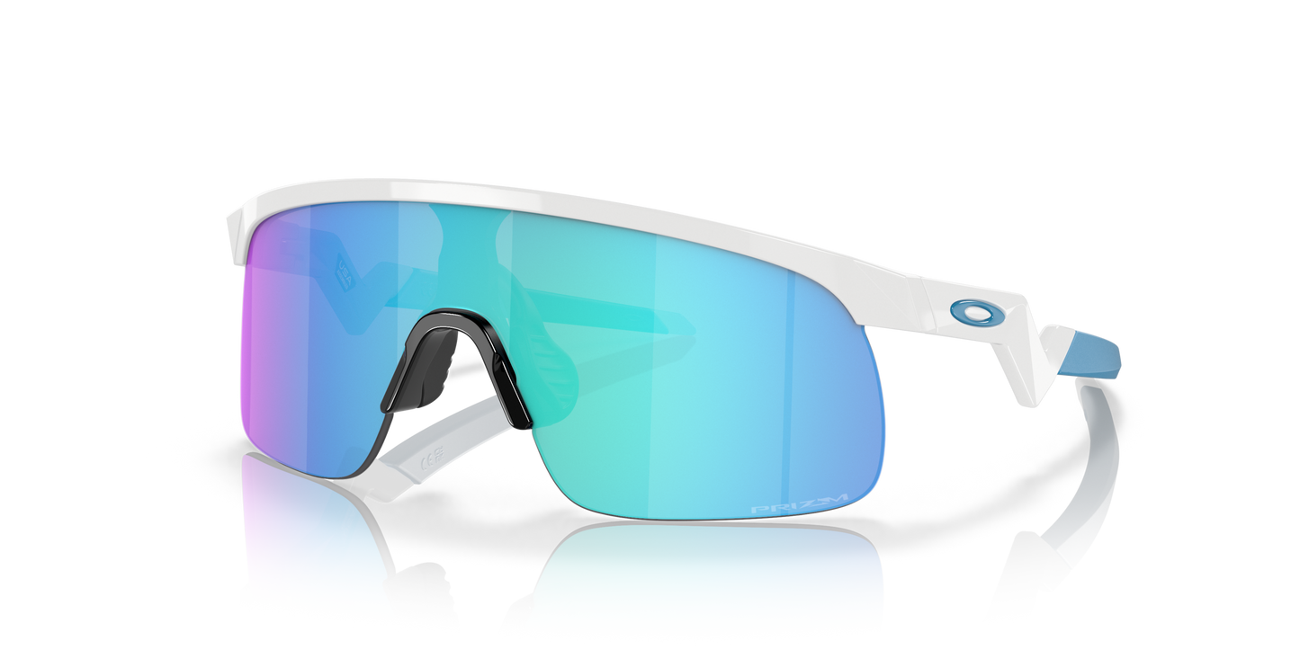 [Prizm Sapphire Lenses, Polished White Frame]
