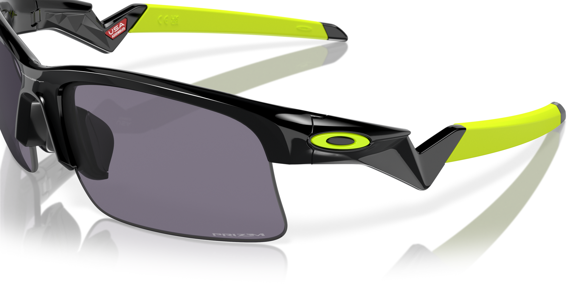 [Prizm Grey Lenses, Polished Black Frame]