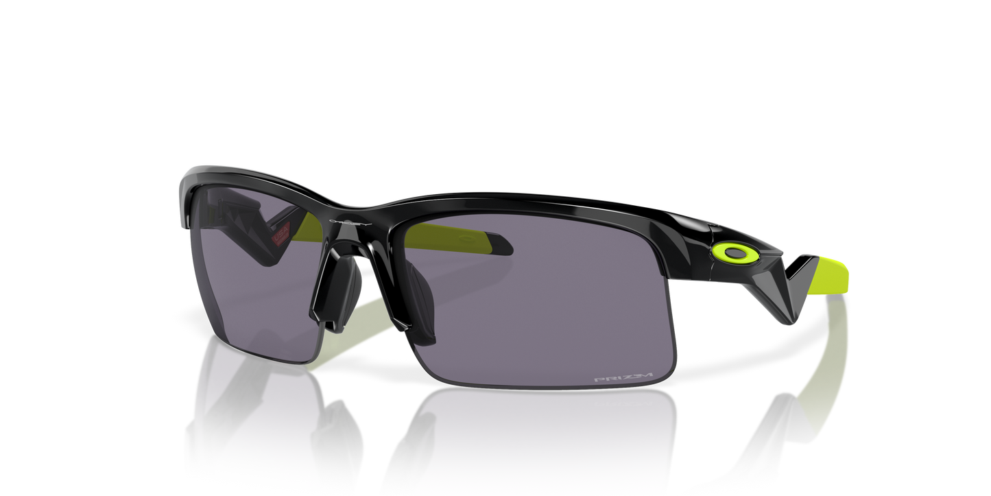[Prizm Grey Lenses, Polished Black Frame]