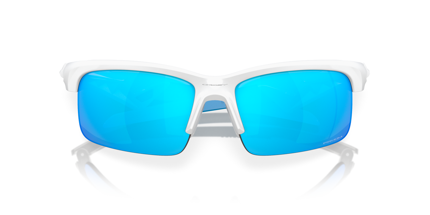 [Prizm Sapphire Lenses, Polished White Frame]