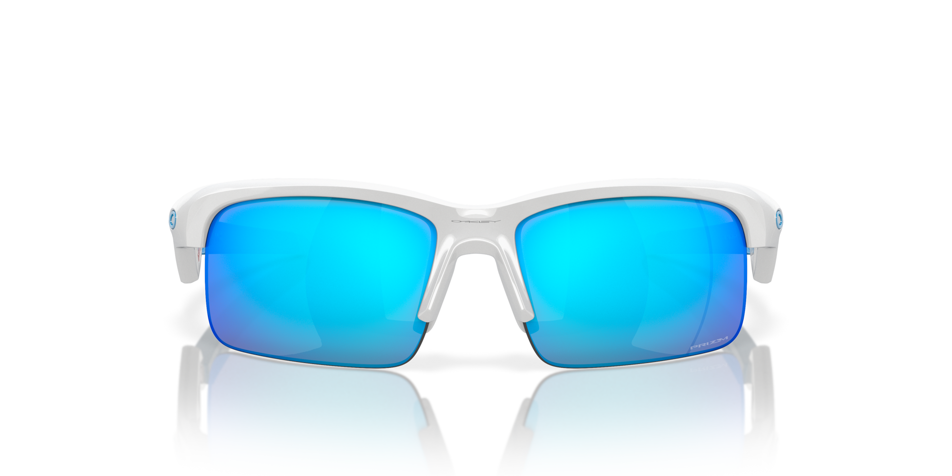 [Prizm Sapphire Lenses, Polished White Frame]