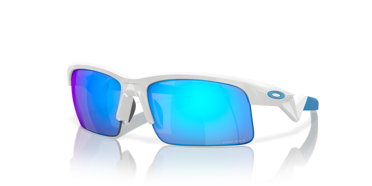 [Prizm Sapphire Lenses, Polished White Frame]