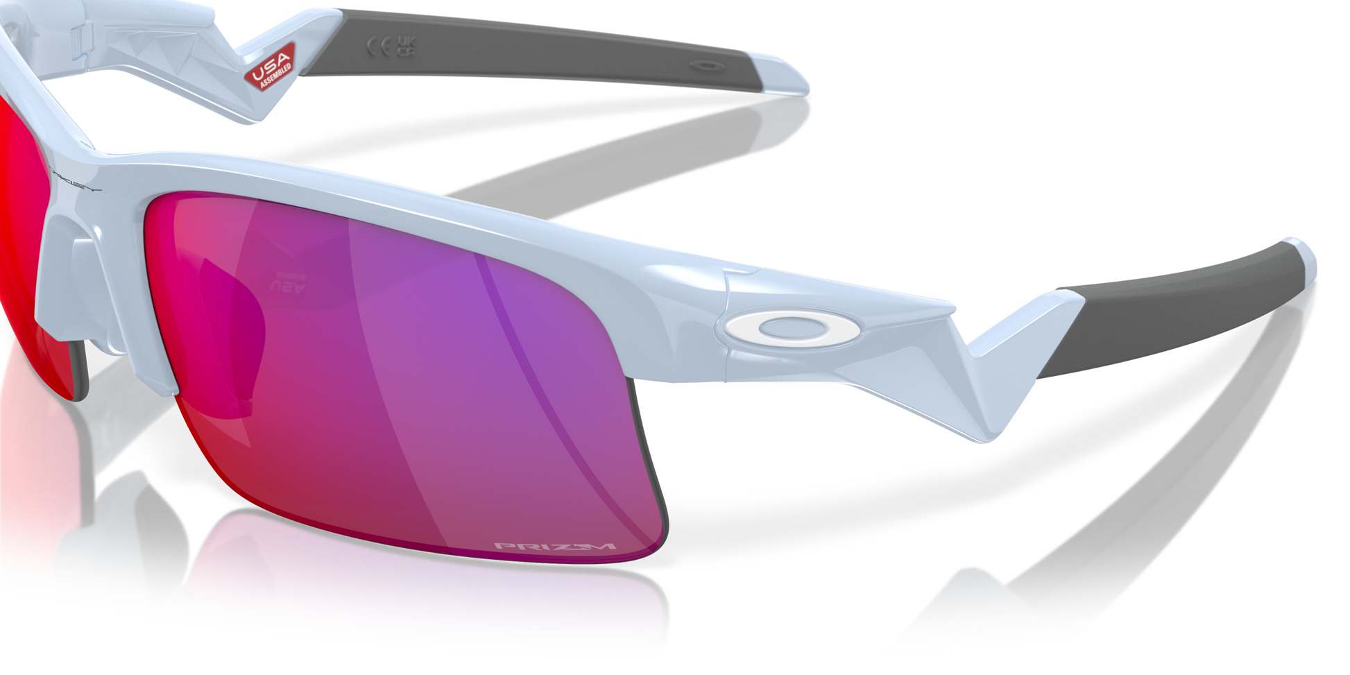 [Prizm Road Lenses, Polished Stonewash Frame]