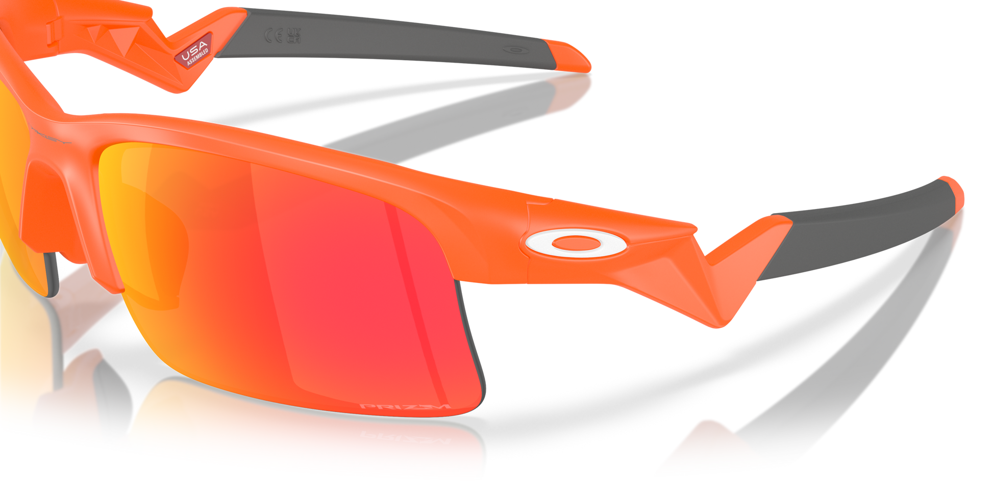 [Prizm Ruby Lenses, Matte Neon Orange Frame]