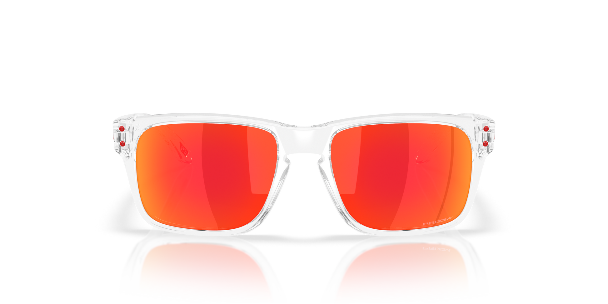 [Prizm Ruby Lenses, Clear Frame]