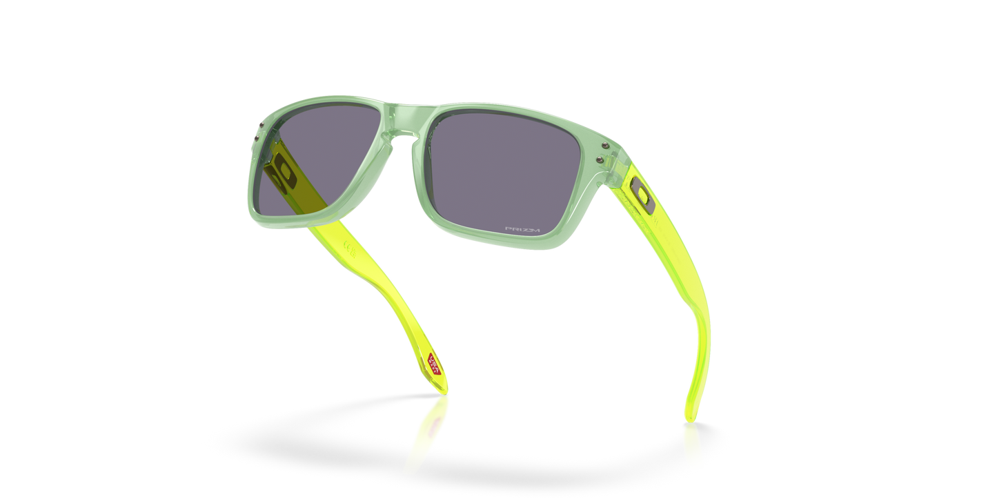 [Prizm Grey Lenses, Transparent Jade Frame]