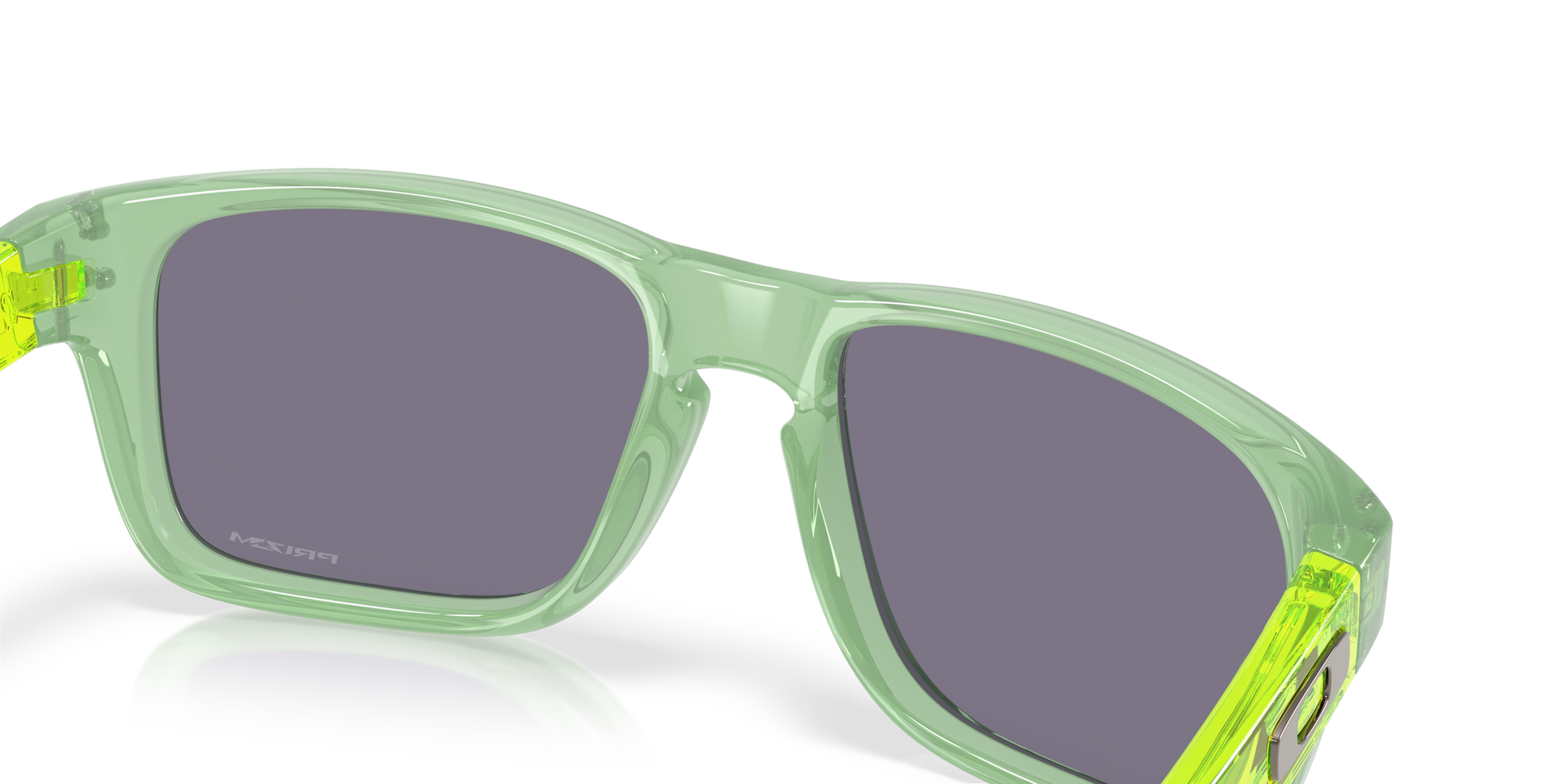 [Prizm Grey Lenses, Transparent Jade Frame]