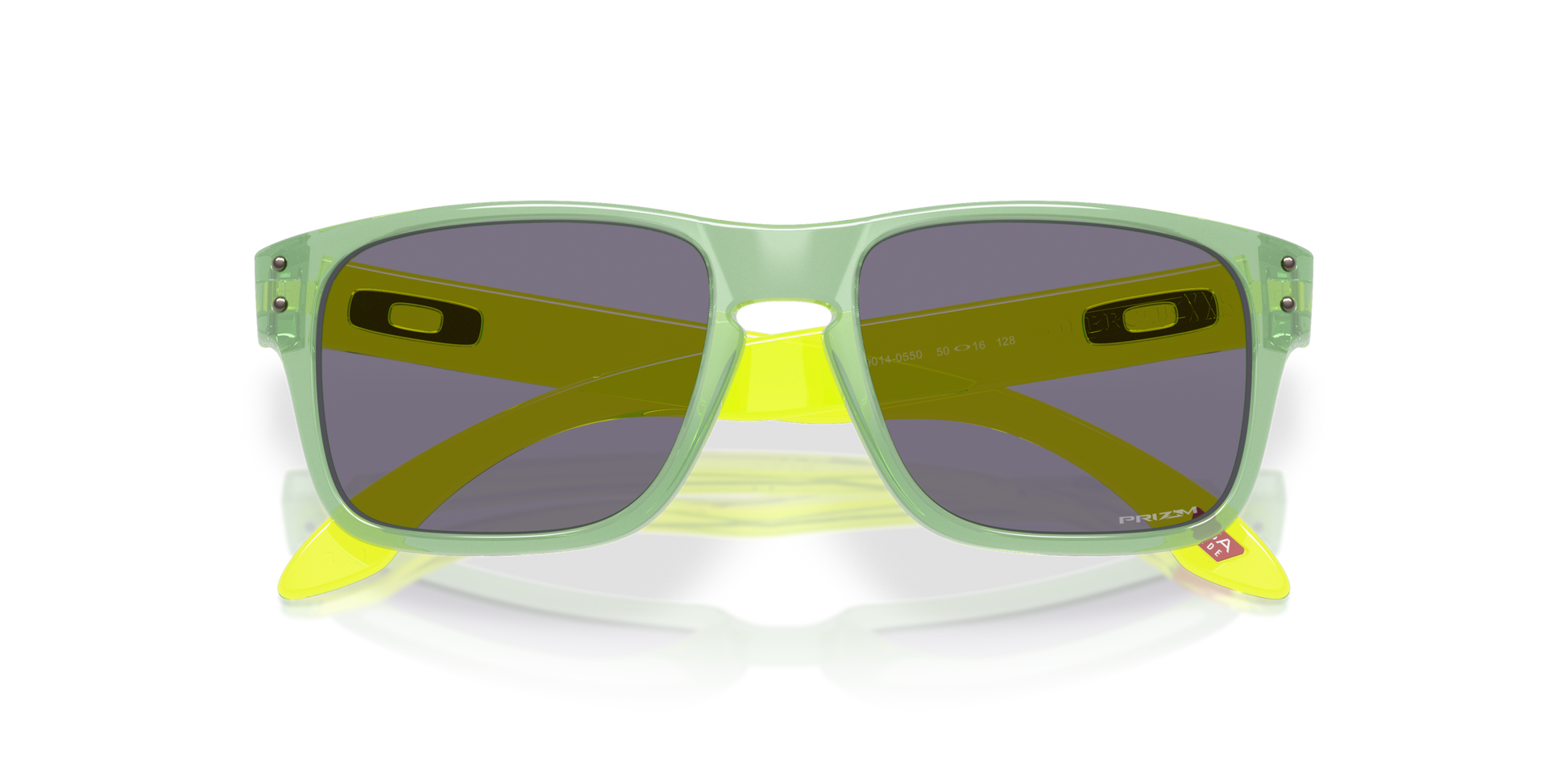 [Prizm Grey Lenses, Transparent Jade Frame]