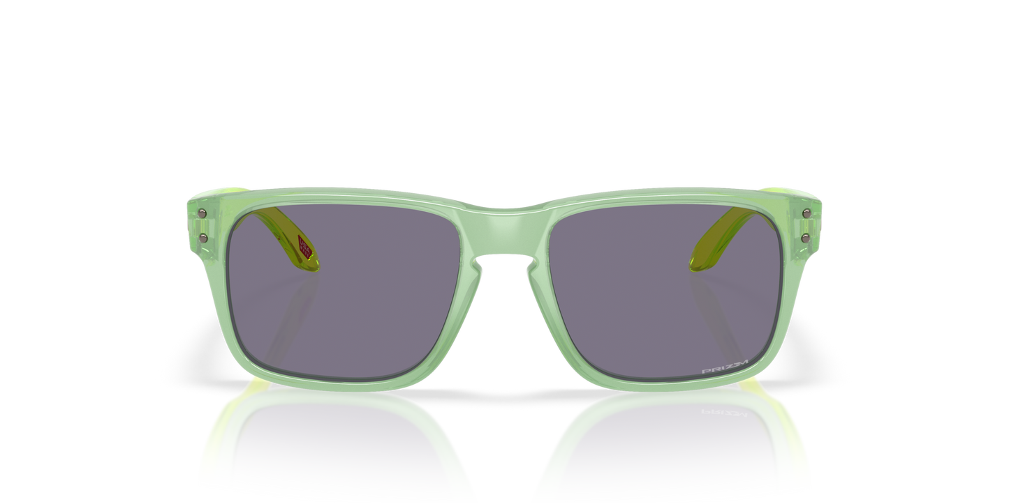 [Prizm Grey Lenses, Transparent Jade Frame]