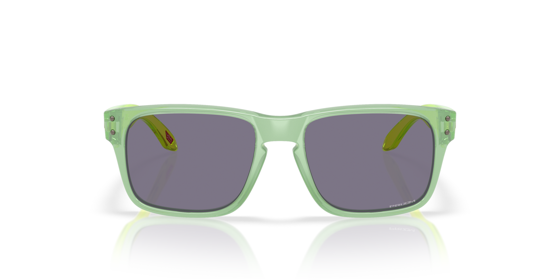 [Prizm Grey Lenses, Transparent Jade Frame]