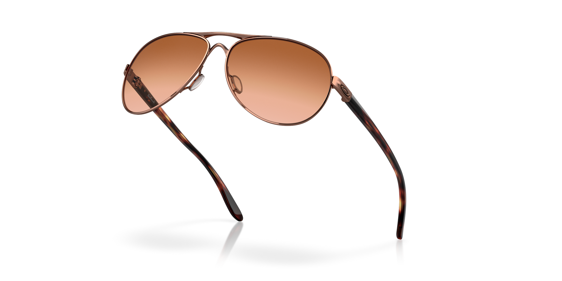[Vr50 Brown Gradient Lenses, Rose Gold Frame]