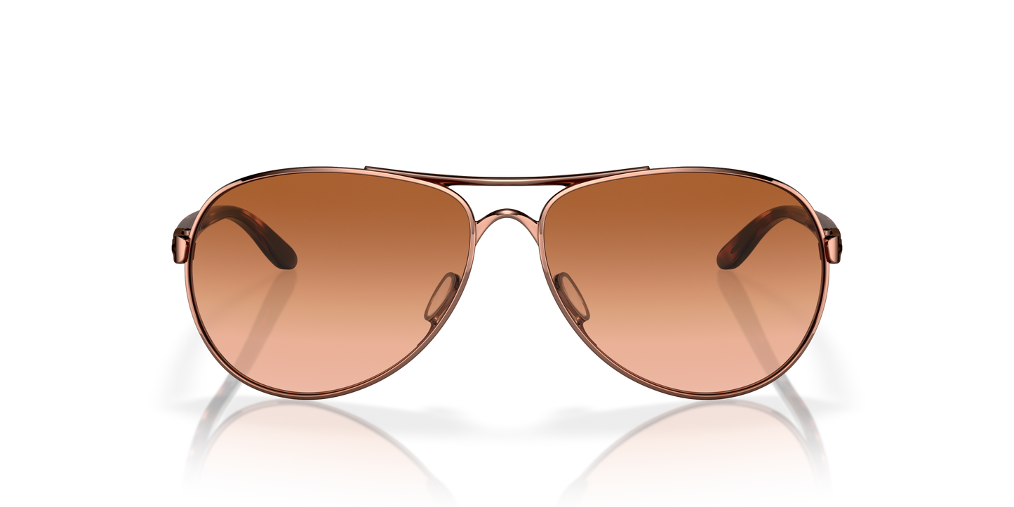 [Vr50 Brown Gradient Lenses, Rose Gold Frame]