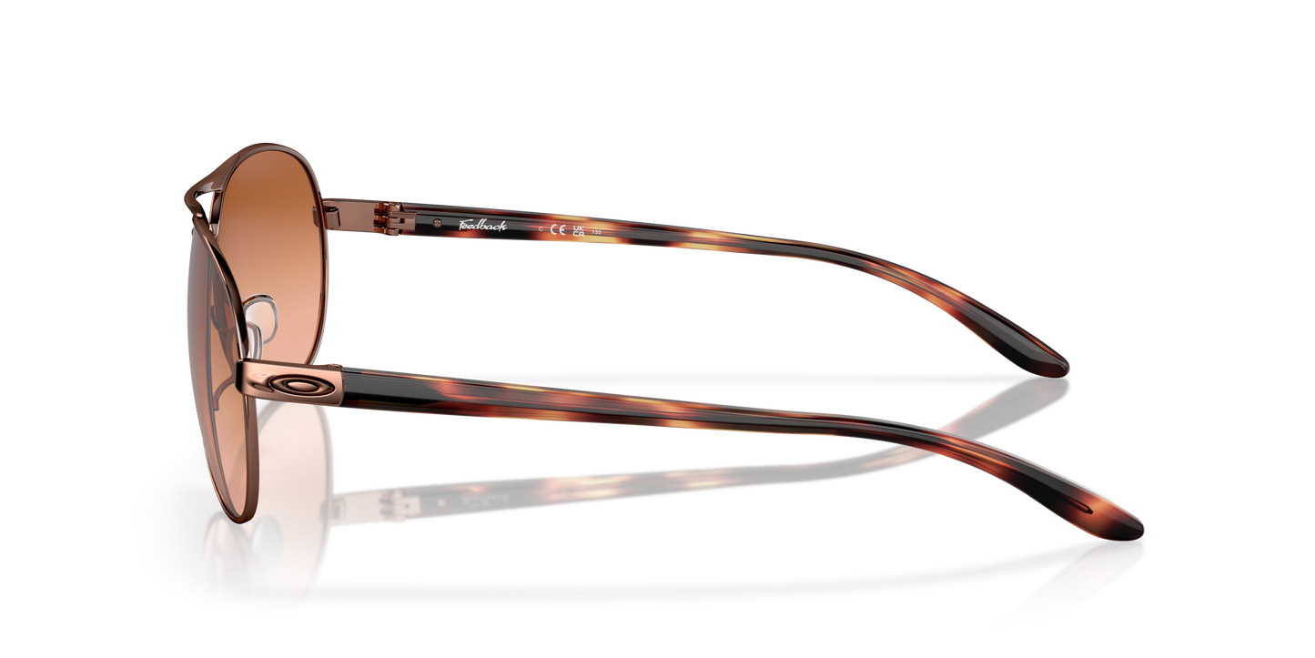[Vr50 Brown Gradient Lenses, Rose Gold Frame]