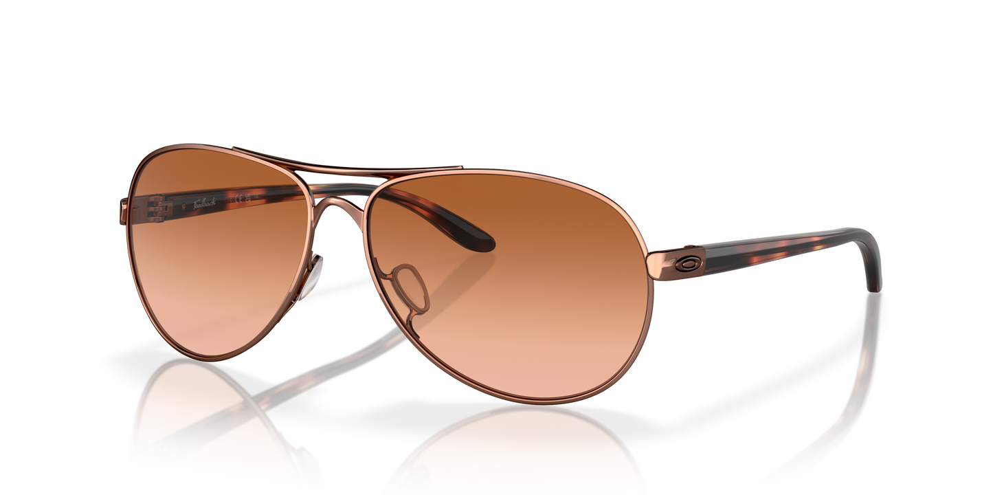 [Vr50 Brown Gradient Lenses, Rose Gold Frame]