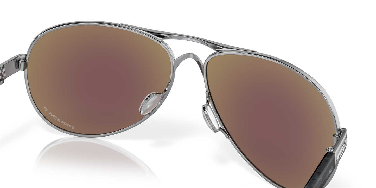 [Prizm Sapphire Polarized Lenses, Polished Chrome Frame]