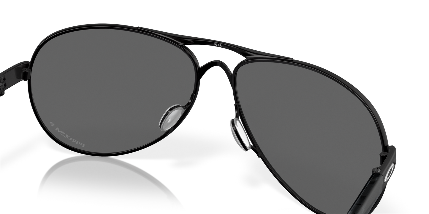 [Prizm Black Polarized Lenses, Polished Black Frame]