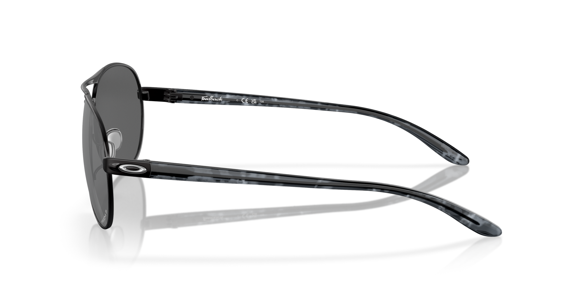 [Prizm Black Polarized Lenses, Polished Black Frame]