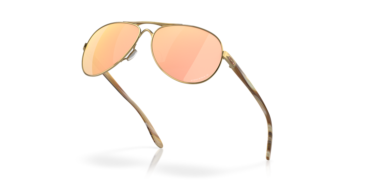 [Prizm Rose Gold Polarized Lenses, Polished Gold Frame]