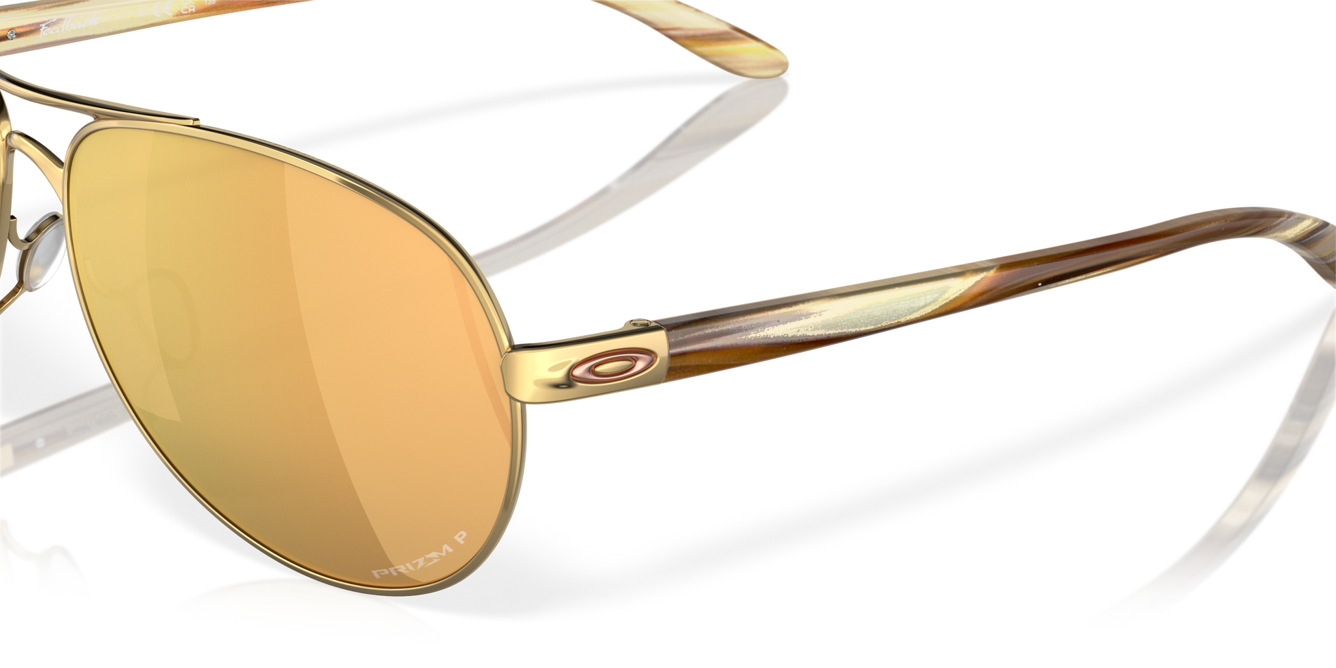 [Prizm Rose Gold Polarized Lenses, Polished Gold Frame]