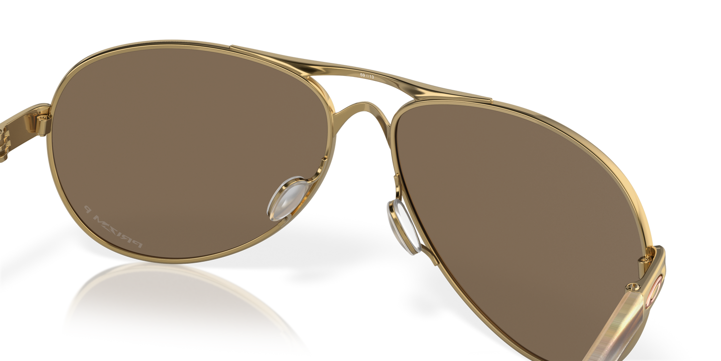 [Prizm Rose Gold Polarized Lenses, Polished Gold Frame]