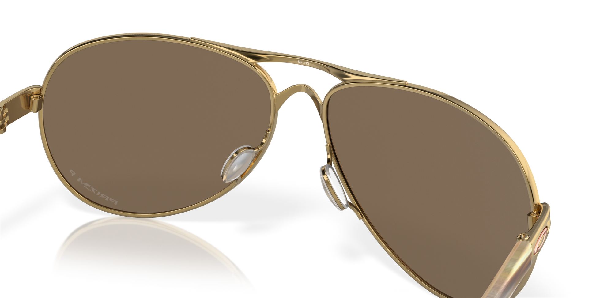 [Prizm Rose Gold Polarized Lenses, Polished Gold Frame]
