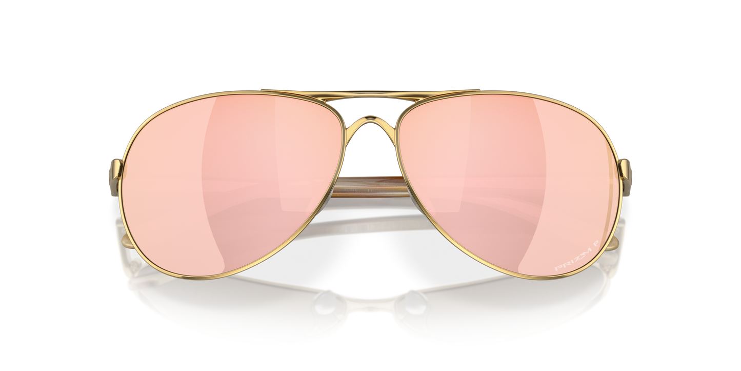 [Prizm Rose Gold Polarized Lenses, Polished Gold Frame]