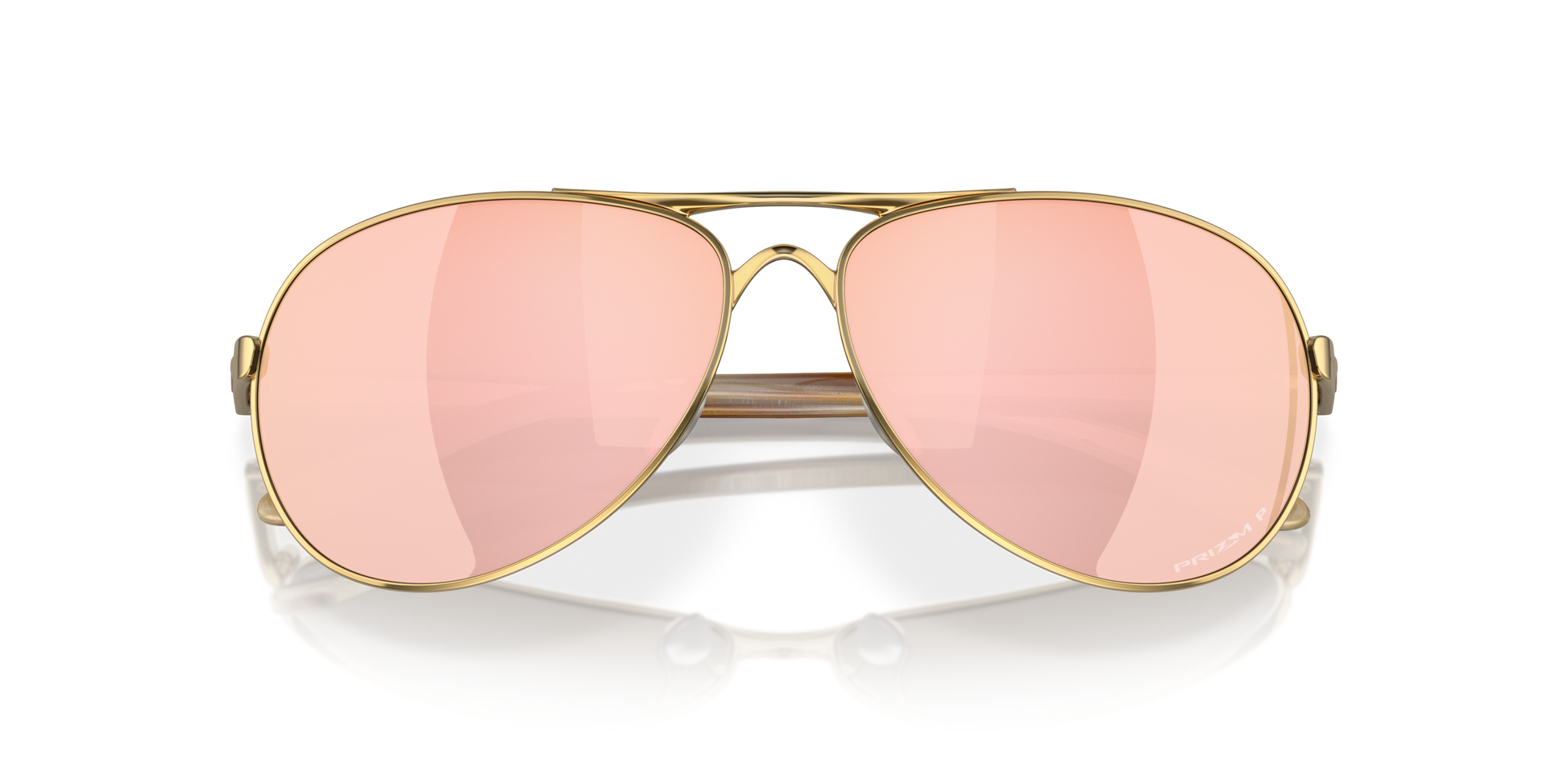 [Prizm Rose Gold Polarized Lenses, Polished Gold Frame]
