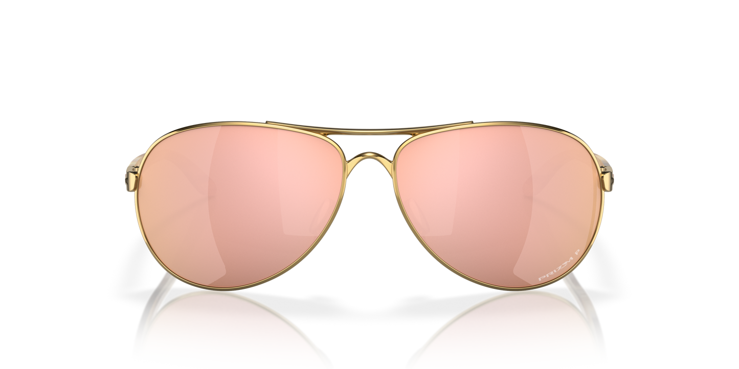 [Prizm Rose Gold Polarized Lenses, Polished Gold Frame]