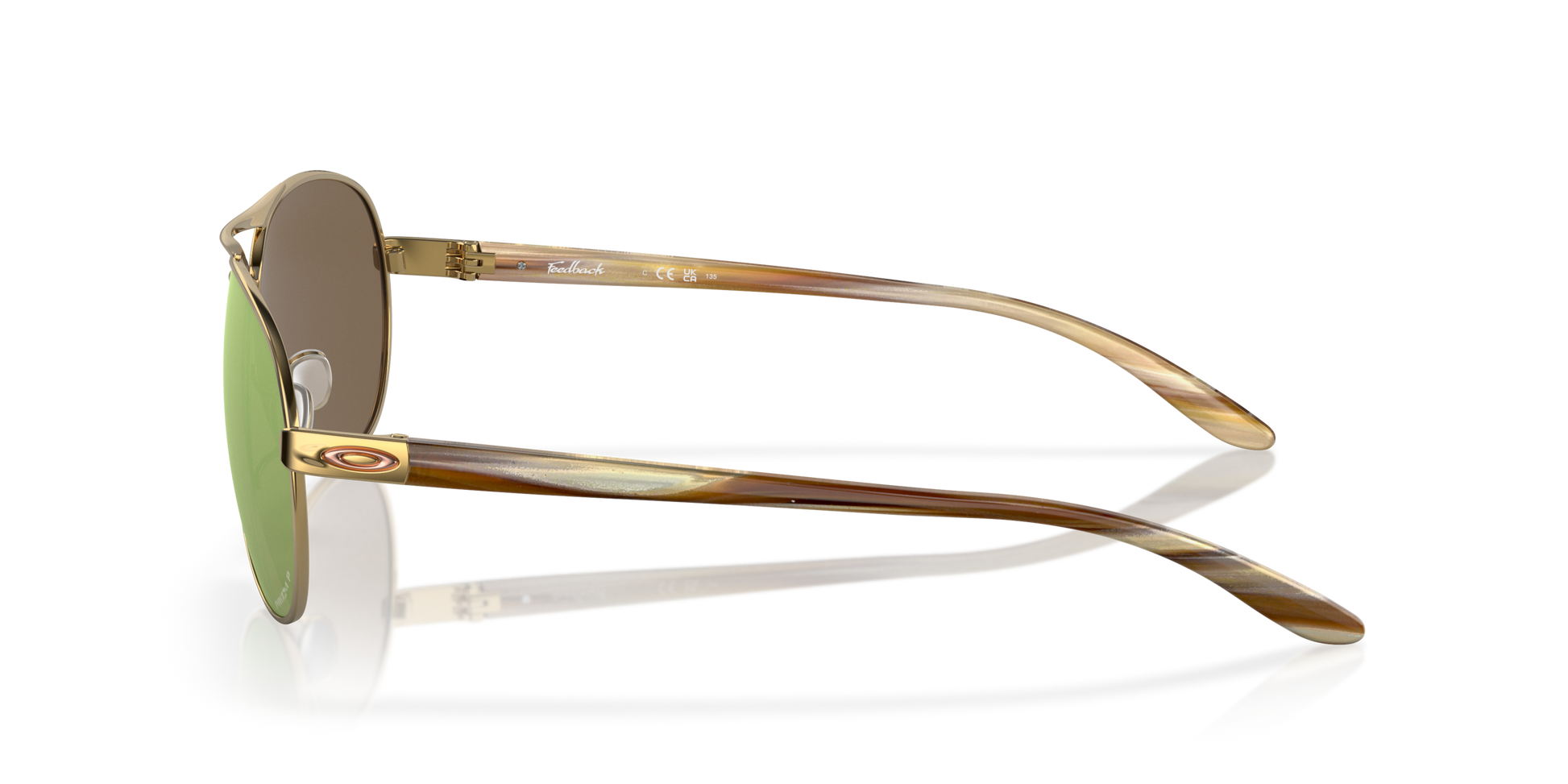 [Prizm Rose Gold Polarized Lenses, Polished Gold Frame]