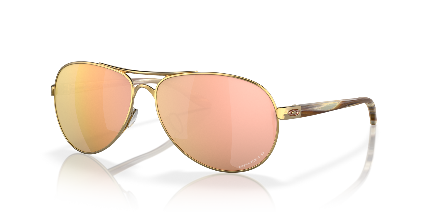 [Prizm Rose Gold Polarized Lenses, Polished Gold Frame]