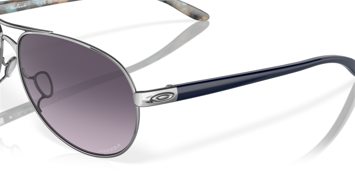 [Prizm Grey Gradient Lenses, Polished Chrome Frame]