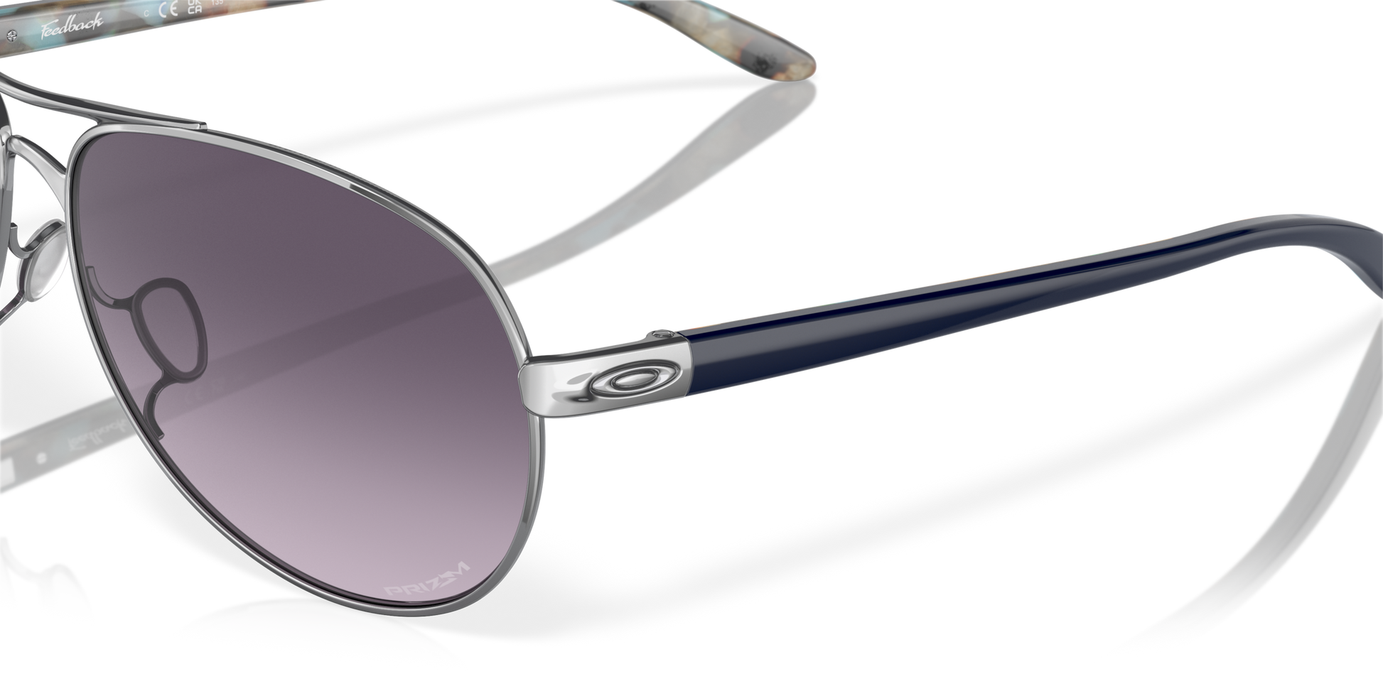 [Prizm Grey Gradient Lenses, Polished Chrome Frame]